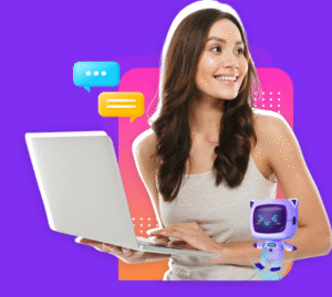 Lady buying AI Super Bot